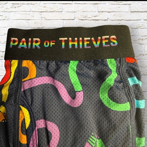 NWT Pair Of Thieves Pride Boxer Briefs The Trevor Project with Rainbows. Size S - Picture 5 of 5